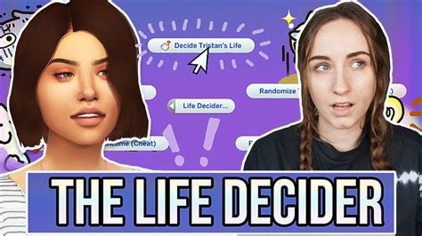 life decider mod|life decider sims 4 mods.